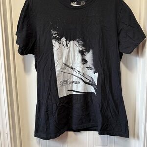 Edward Scissorhands Black Graphic T-Shirt